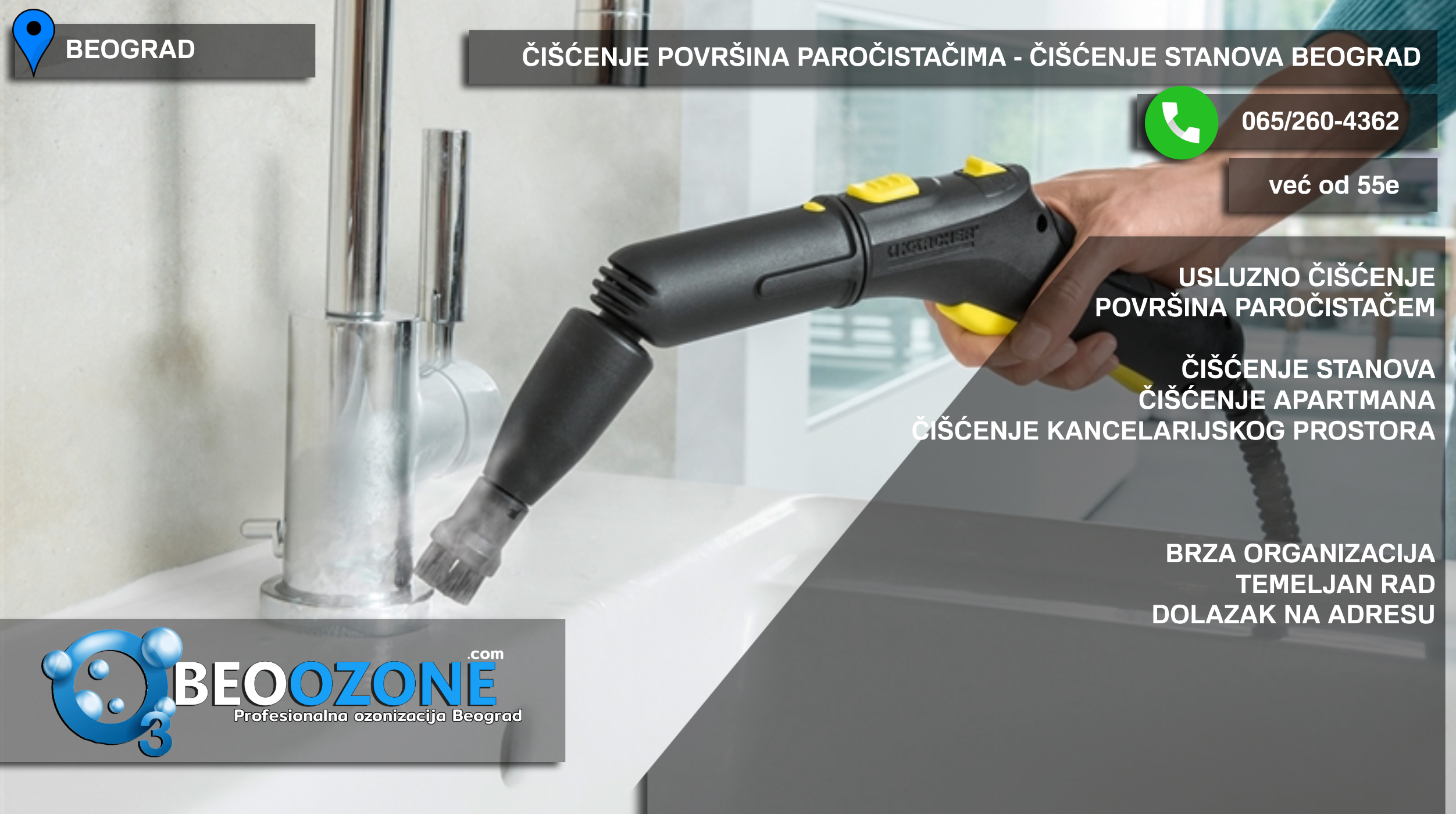 Ciscenje stanova Beograd - Usluzno ciscenje parocistacima - Zena za ciscenje stanova